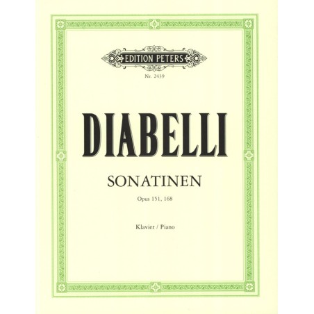 Partition SONATINES de Diabelli