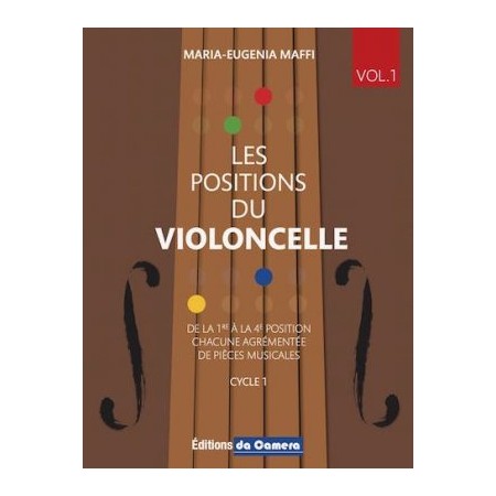 les positions au violoncelle - Partition - partition reliée