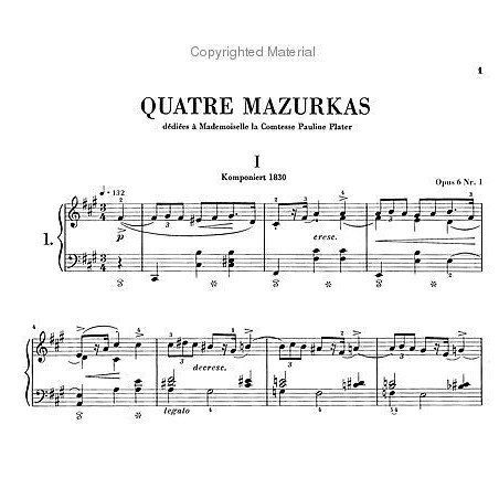 chopin mazurkas partition