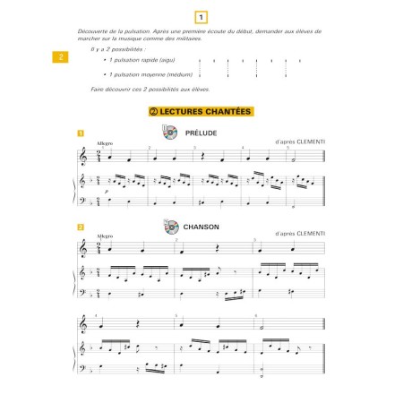 Planète FM 1A répertoire + théorie partition