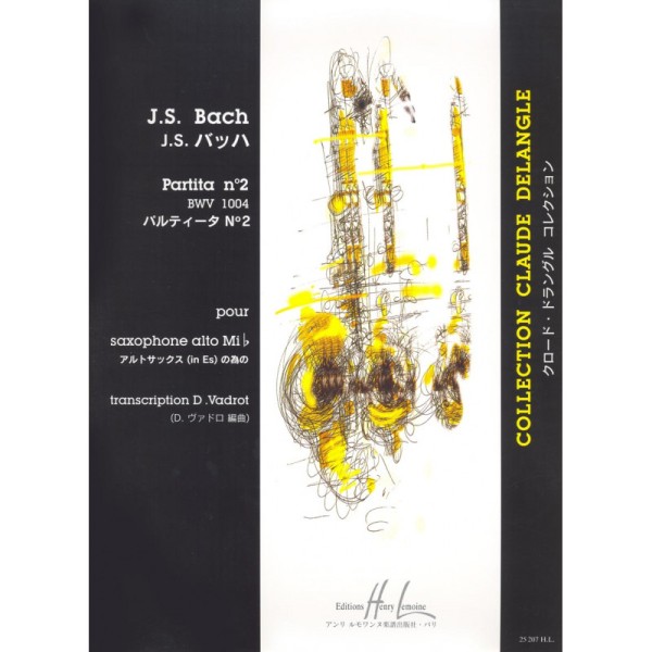 Bach partita n°2 partition saxophone