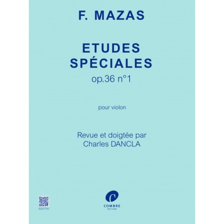 Mazas études spéciales partition violon