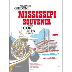 Ghidoni mississipi souvenir partition cor